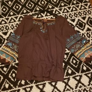 Double D Embroidered top
